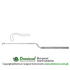 Hardy Micro Sickle Dissector Bayonet Shaped - Sharp Stainless Steel, 24 cm - 9 1/2"